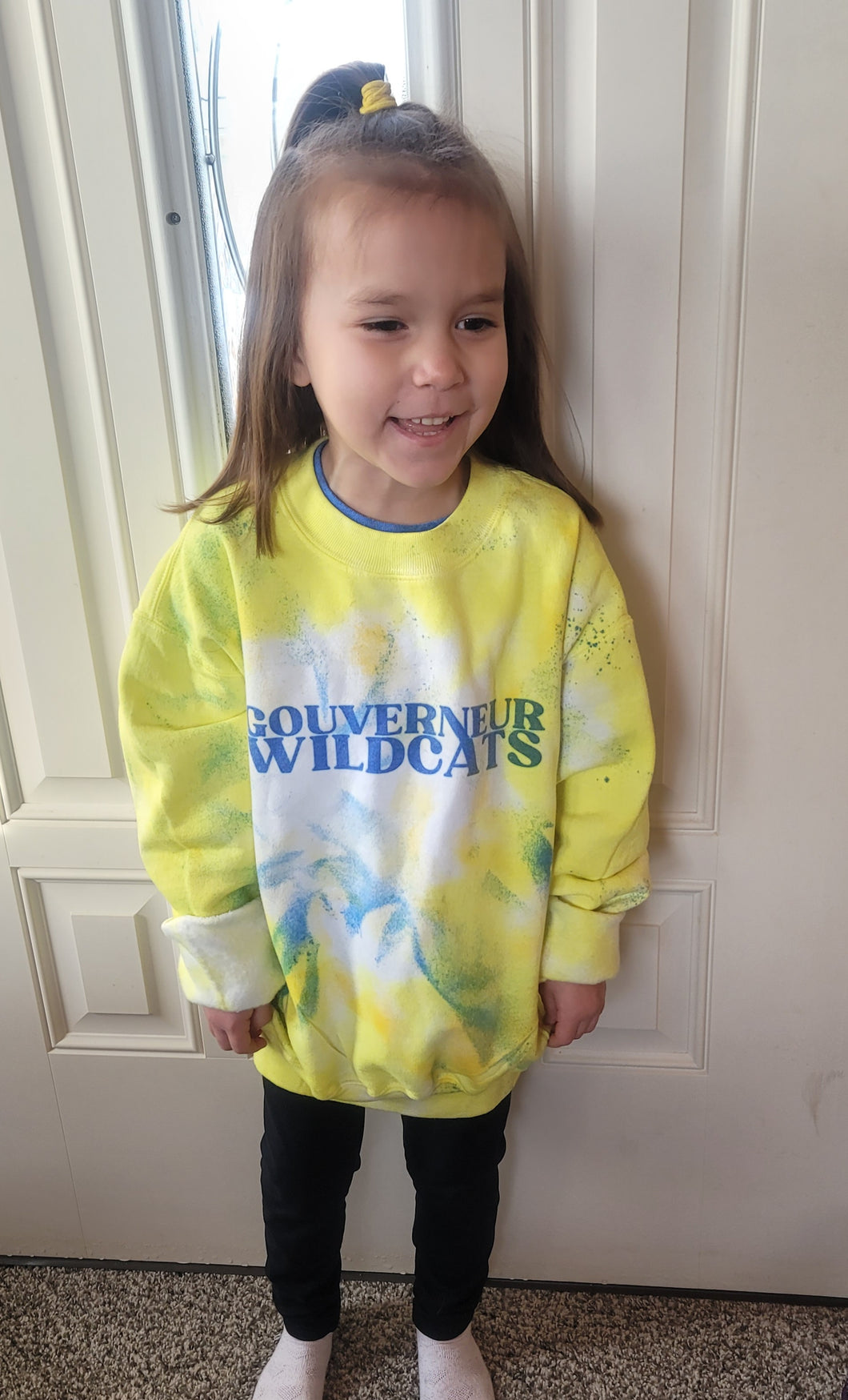 School Colors Tie Dyed Sweatshirts- Toddler