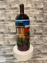 Load image into Gallery viewer, Stained glass wine barrel
