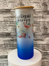 Load image into Gallery viewer, Liquid therapy glass tumbler

