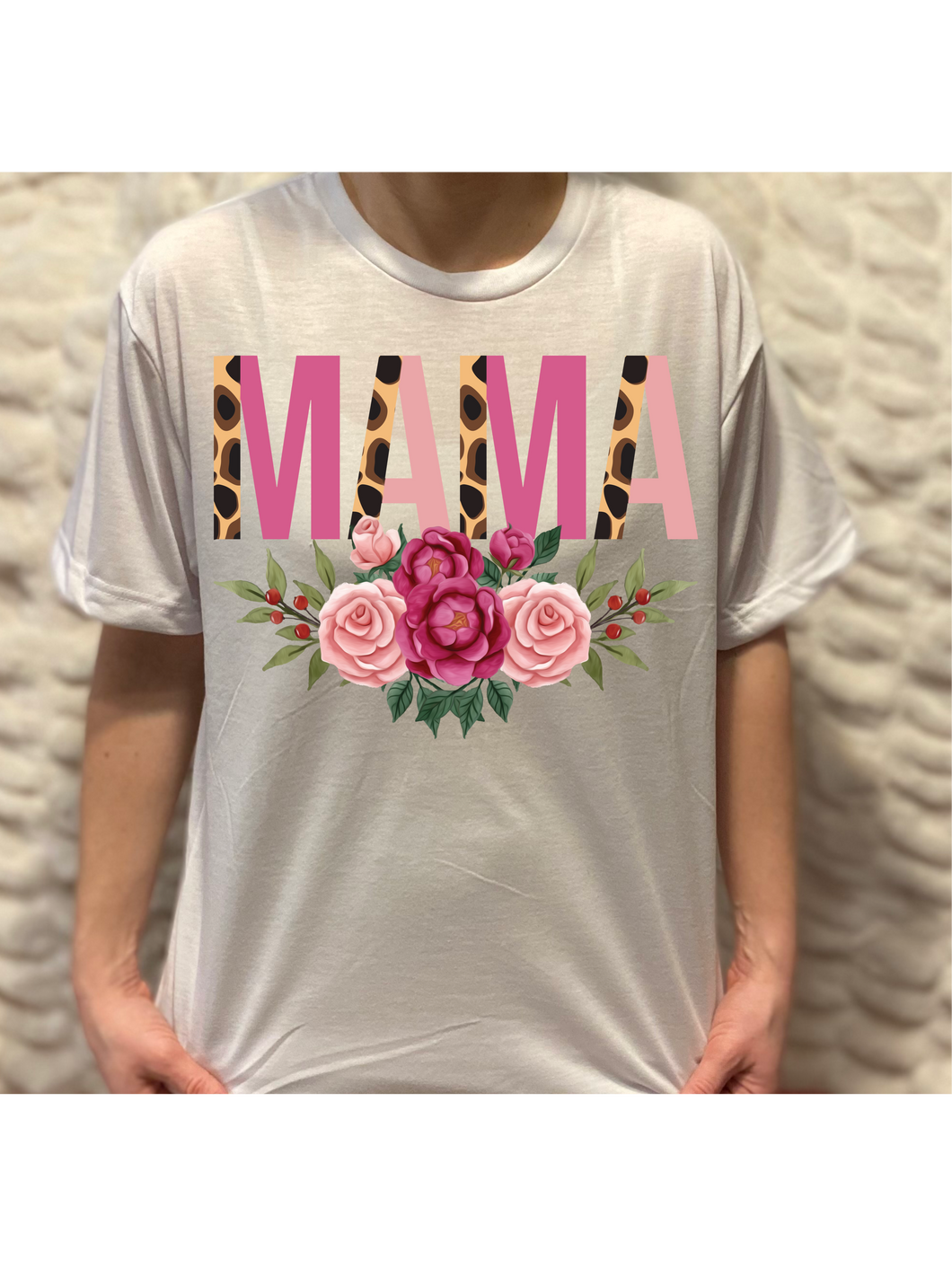 Pink Floral Mama Tee