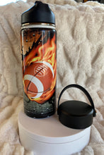 Load image into Gallery viewer, Football themed water bottle tumblers
