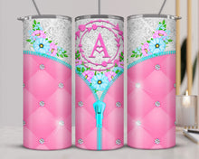 Load image into Gallery viewer, Pink Monogram Tumbler
