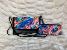 Load image into Gallery viewer, Woman’s Marbled Crossbody Purse/Wallet Bundle
